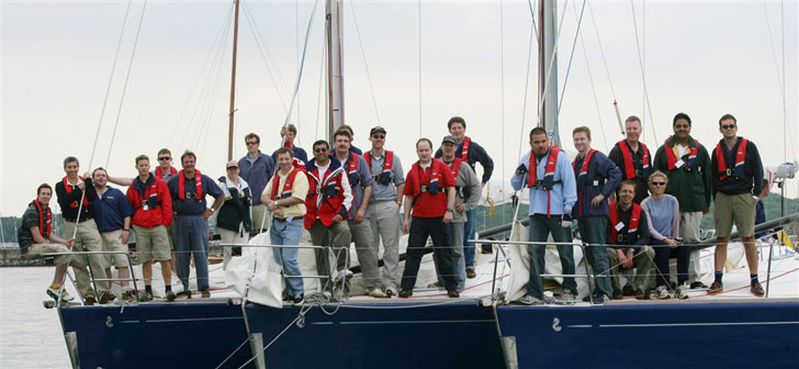 Corporate sailing racing