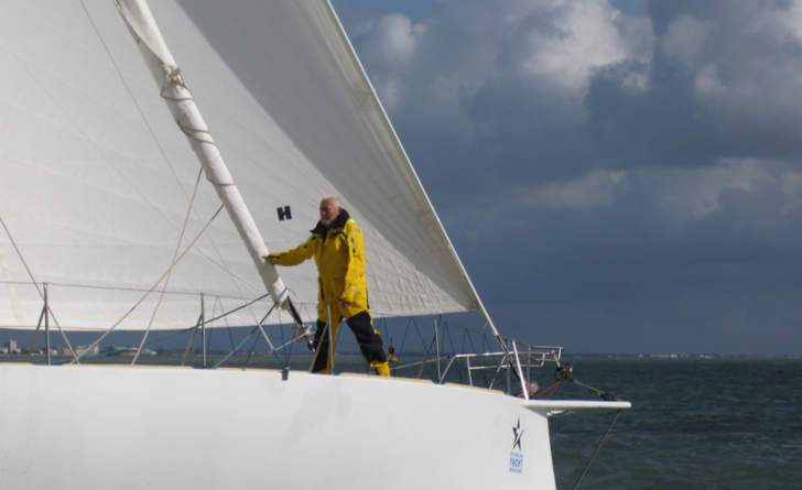 Sir Robin Knox-Johnston Finishes Route Du Rhum