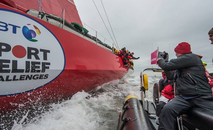 Sports Relief 'Hell on High Seas' sailing