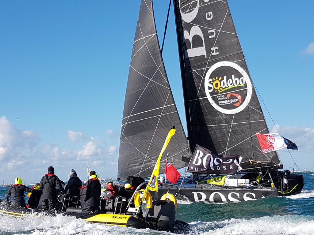 Rib charter support boat