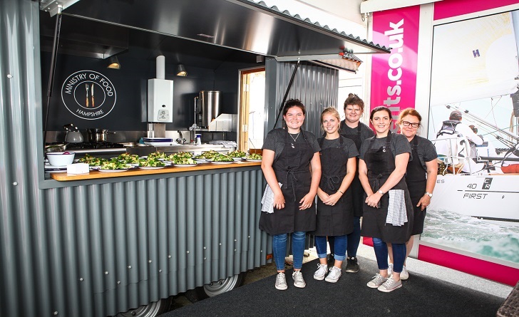 Cowes Week eating out
