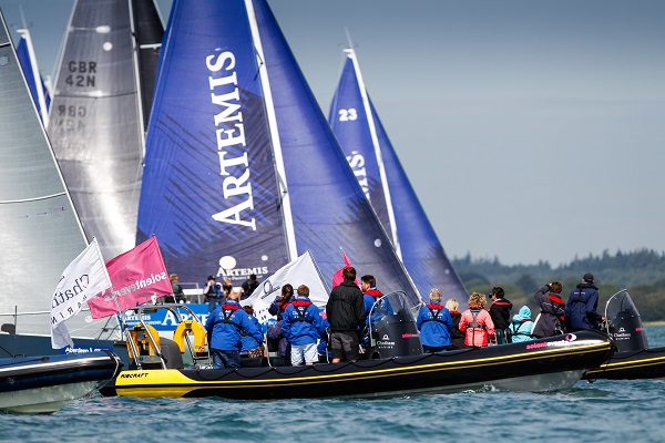 Sailing at Cowes Week