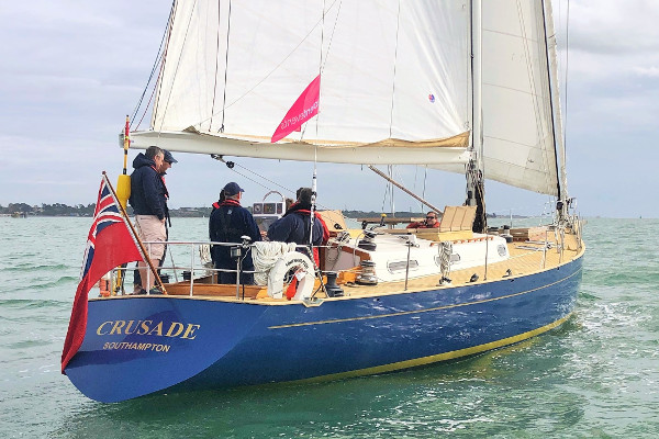 Classic yacht sailing days
