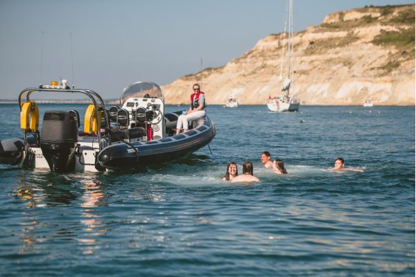 Drop the anchor for a swim