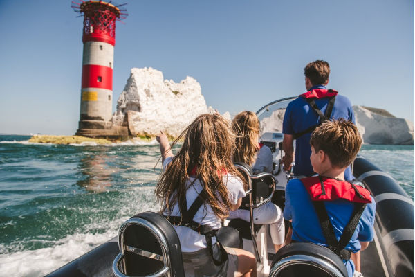 Arriving at the Needles